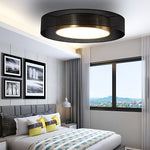 Nordic Round Dimmable Led Ceiling Lights Flush Mount Lighting With Remote Control