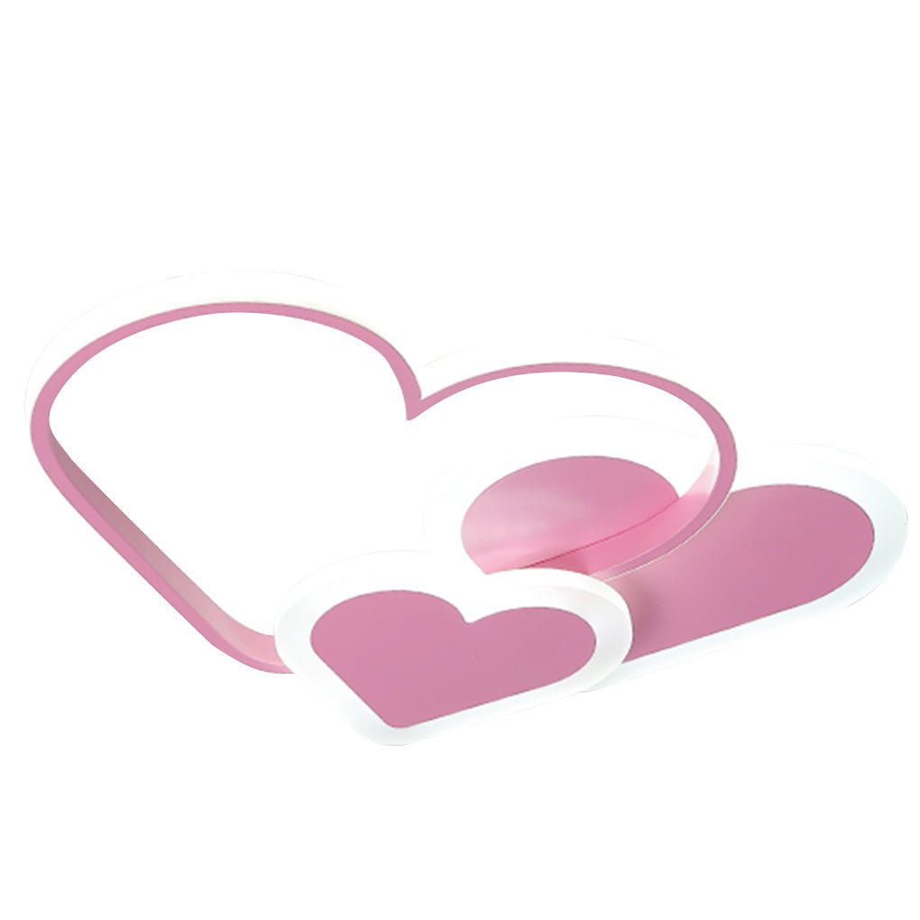 Nordic Style Creative Heart Shape Ins Style Led Ceiling Lighting For Kids Room