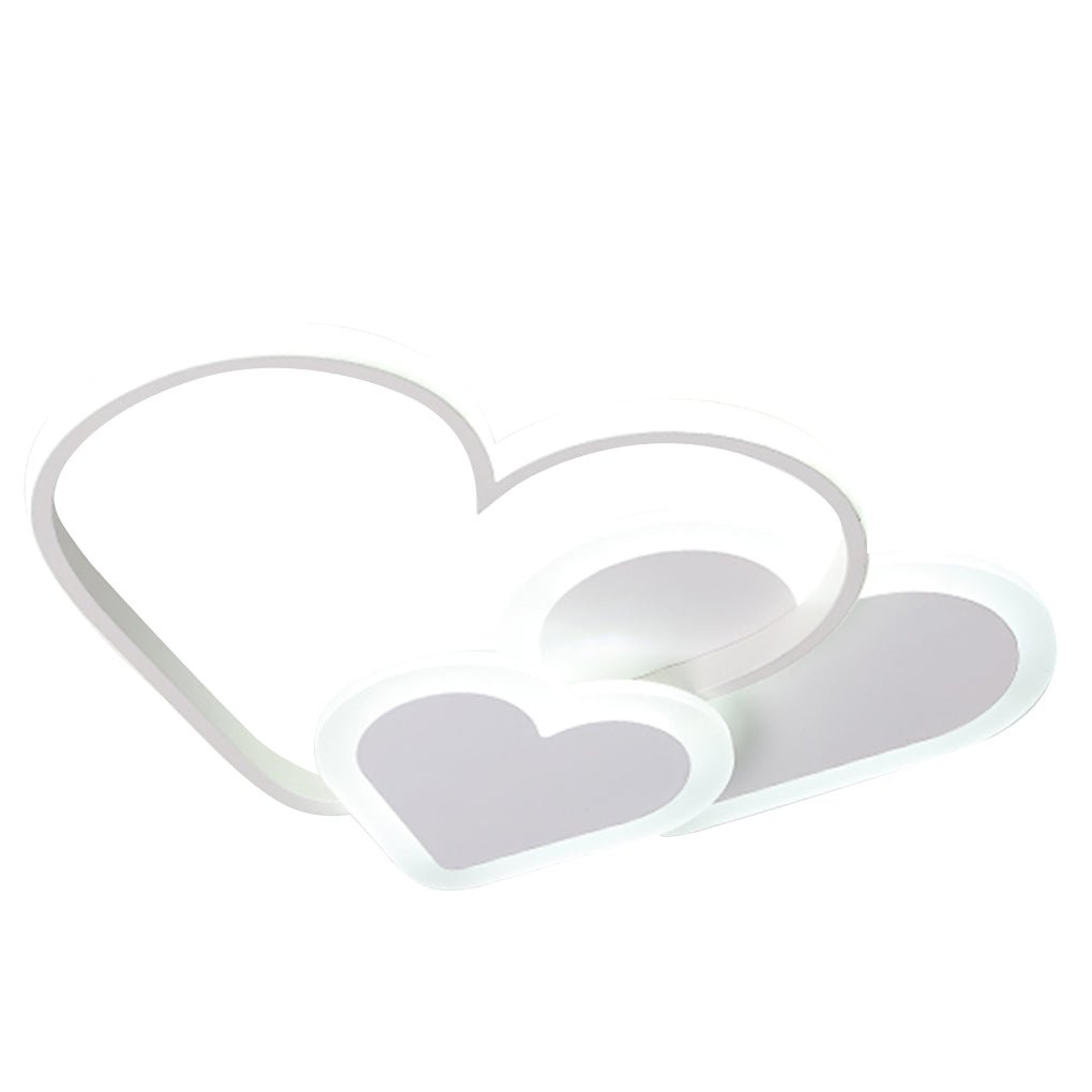 Nordic Style Creative Heart Shape Ins Style Led Ceiling Lighting For Kids Room