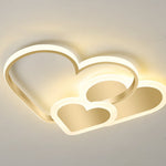Nordic Style Creative Heart Shape Ins Style Led Ceiling Lighting For Kids Room