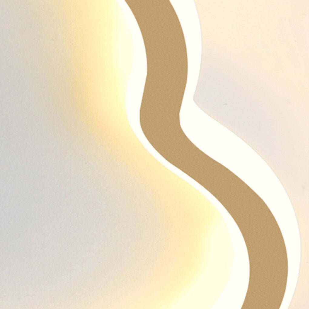 Nordic Ultra Thin Arc Design Cloud Energy Saving Led Decorative Ceiling Lamps