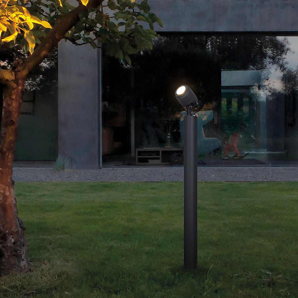 Nordic Minimalist LED Garden Spotlight with Post, IP65 Waterproof