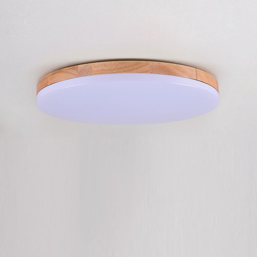 Aurelia Wood & Acrylic LED Flush Mount Ceiling Light