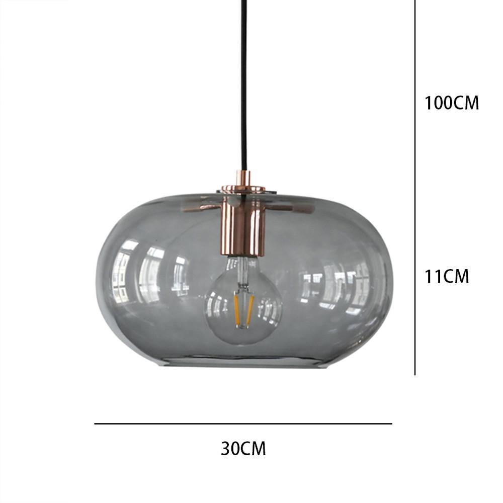 Aurelia Glass Pendant Light – Art Deco LED Ceiling Lamp for Modern Interiors