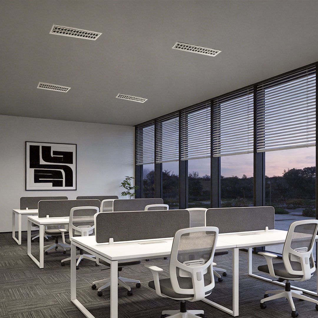 Recessed LED Spotlights with Adjustable Grille, Modern Architectural Linear Lighting