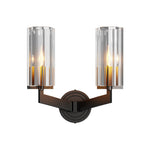 Minimalist Copper Wall Sconce with Glass Shade for Modern Interiors