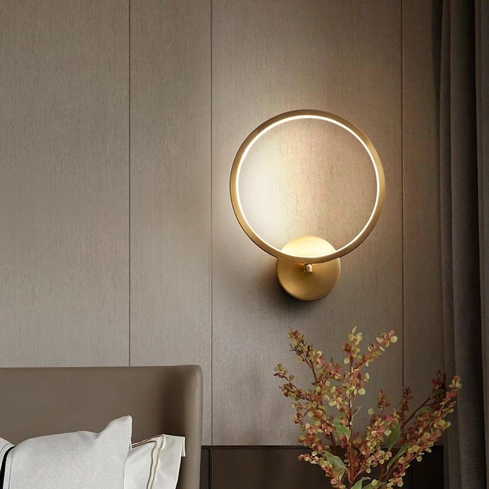 Aurelia LED Flush Mount Ceiling Light in Copper for Modern Interiors