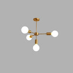 Luxurious Gold 4 Light Pendant Light Modern 27 Ceiling Fixture