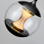 Orb Pendant Light – Italian Aluminum & Glass Ceiling Lamp, Dimmable LED
