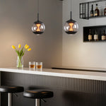 Orb Pendant Light – Italian Aluminum & Glass Ceiling Lamp, Dimmable LED