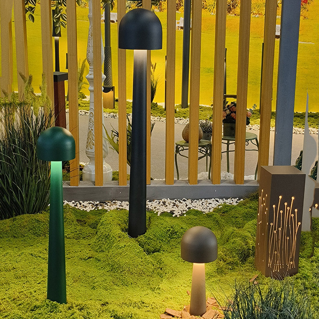 Modern Mushroom Landscape Garden Lights – Weatherproof Outdoor Bollard Lighting