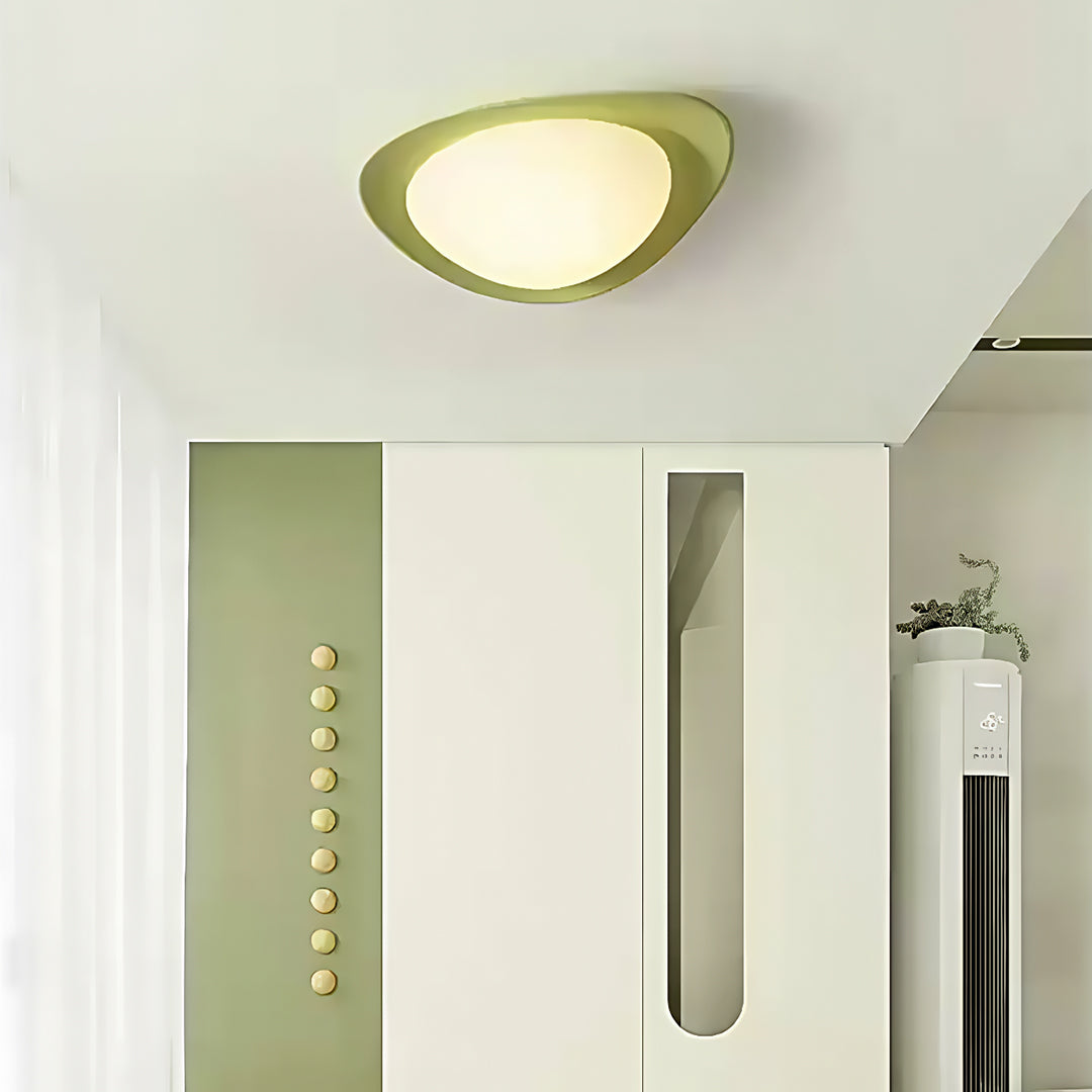 Pebble Full Spectrum LED Flush Mount Ceiling Light in Nordic Style