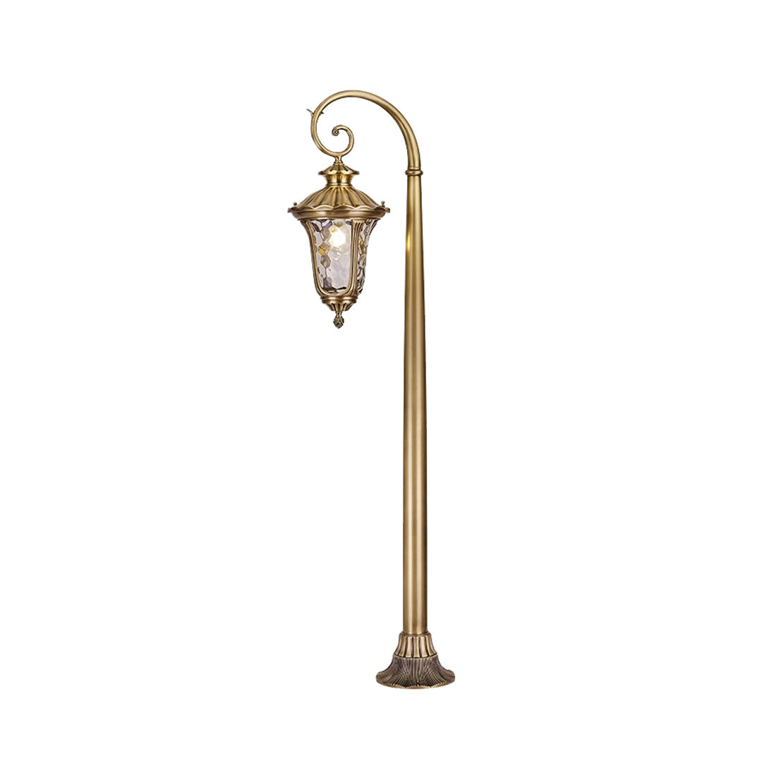 European Vintage Solid Copper Path Lights for Garden Walkways