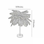 Aurelia Feather Table Lamp – Nordic Designer Night Light with Touch Control