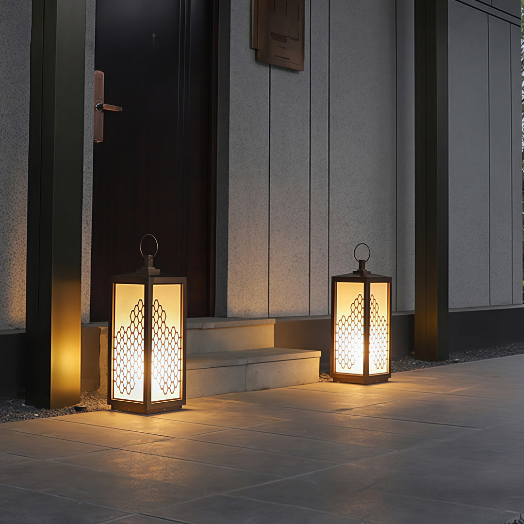 Chestnut Stainless Steel Bollard Light with Warm LED Glow for Pathways and Gardens