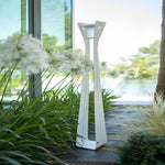Modern Outdoor Floor Lamps for Porch and Path Lighting in Stainless Steel