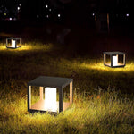 Outdoor Garden Decorative Waterproof Led Solar Landscape Lighting Lamp Post Lights