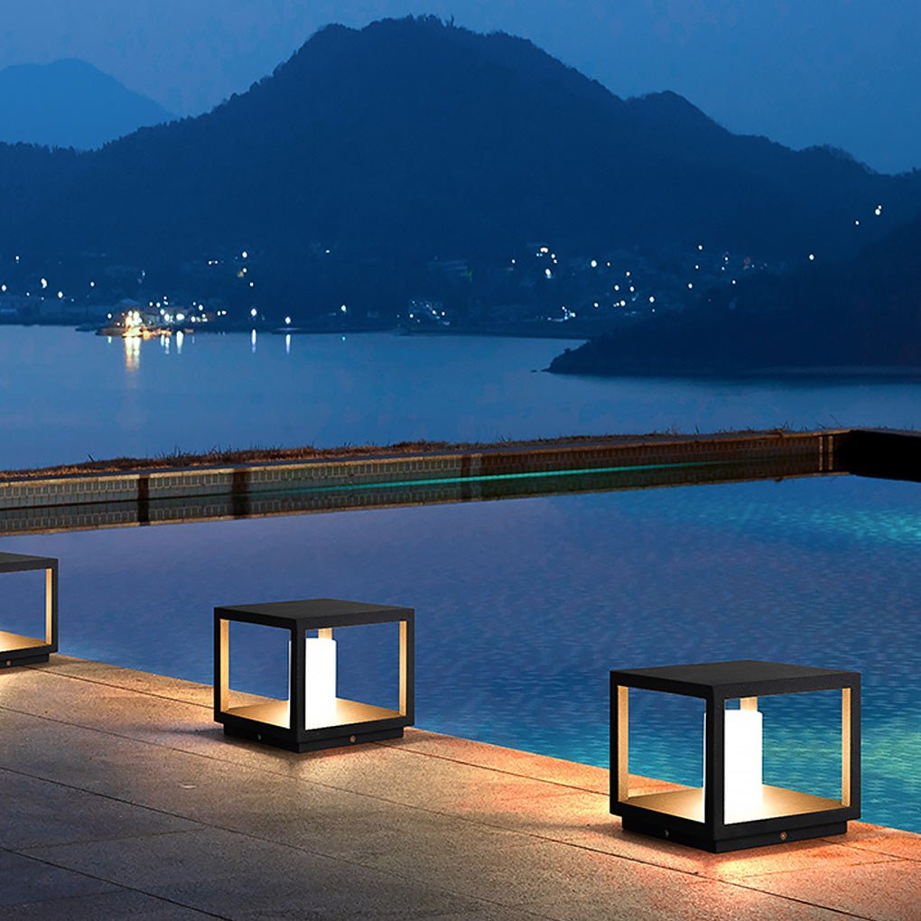 Outdoor Garden Decorative Waterproof Led Solar Landscape Lighting Lamp Post Lights