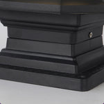 European-Style Outdoor Pillar Lanterns for Gate and Garden, Waterproof Die-Cast Aluminum
