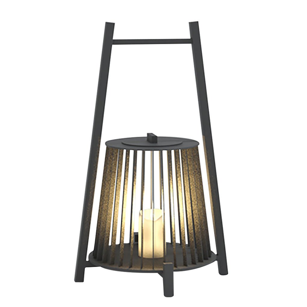 Outdoor Grid Imitation Candle Shaped Lantern Waterproof Led Landscape Lighting
