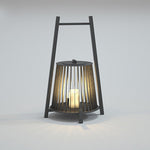 Outdoor Grid Imitation Candle Shaped Lantern Waterproof Led Landscape Lighting