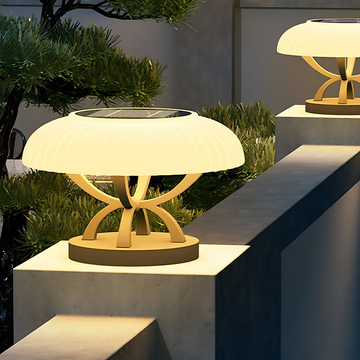Arc Column Pillar Light – Waterproof LED Outdoor Post Lamp