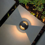 Architectural LED Step Light in Flash Black for Outdoor Stairs and Pathways