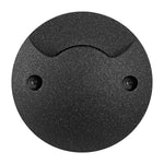 Architectural LED Step Light in Flash Black for Outdoor Stairs and Pathways