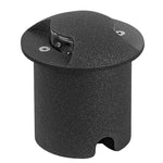 Architectural LED Step Light in Flash Black for Outdoor Stairs and Pathways