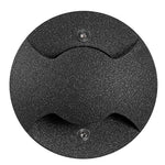 Architectural LED Step Light in Flash Black for Outdoor Stairs and Pathways