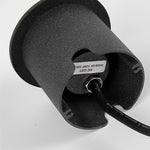 Architectural LED Step Light in Flash Black for Outdoor Stairs and Pathways