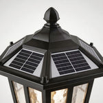 Minimalist Outdoor Path Light in Black Aluminum with Clear Glass