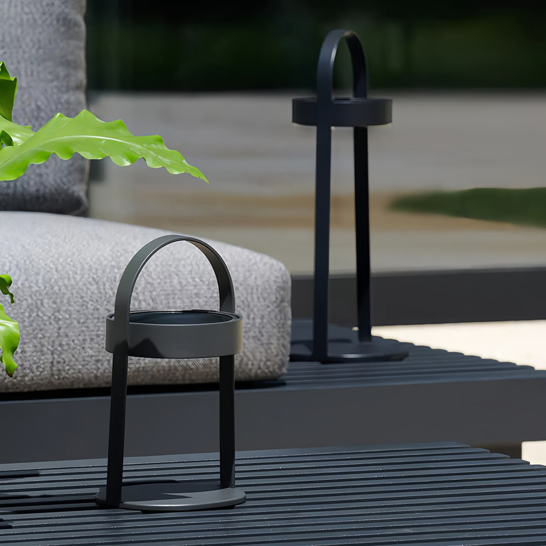 Lumina Outdoor Portable LED Landscape Lamp in Stainless Steel