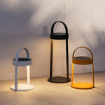 Lumina Outdoor Portable LED Landscape Lamp in Stainless Steel