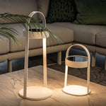 Lumina Outdoor Portable LED Landscape Lamp in Stainless Steel