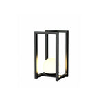Black Outdoor Lanterns for Courtyard, IP65 Waterproof Decorative Lighting