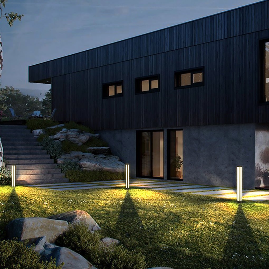 Modern Outdoor Bollard Lights – Waterproof LED Landscape Lighting for Pathways & Gardens