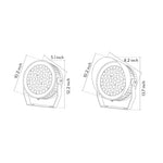 Architectural Outdoor LED Garden Spotlights, 3000K Warm White, IP65 Waterproof