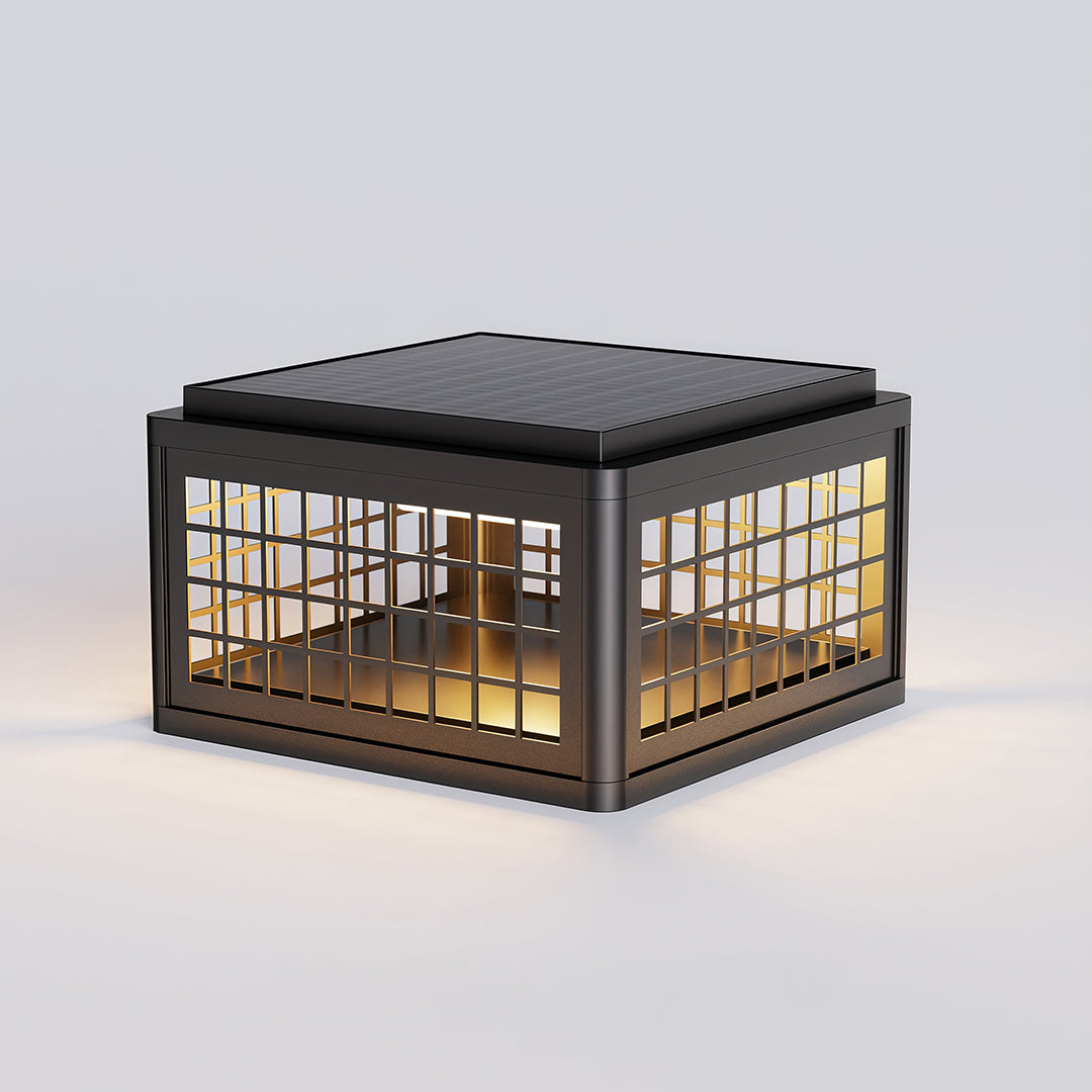 Modern Outdoor Pillar Lights Waterproof Aluminum Garden Post Lighting