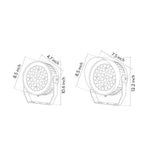 Round LED Landscape Spotlights for Architectural Outdoor Lighting