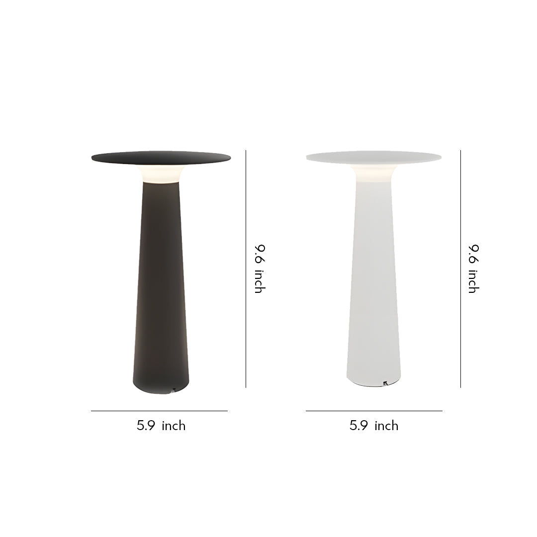 Outdoor LED Table Lamp with Aluminum Body and PC Shade