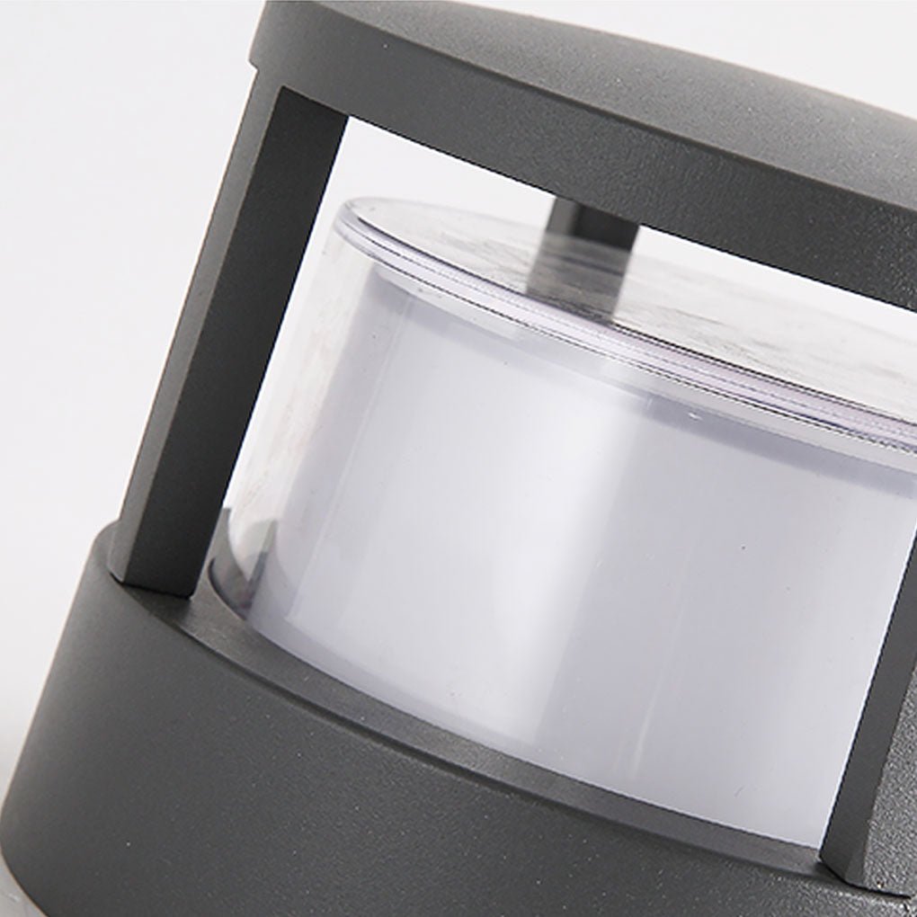 Modern LED Multi-Mount Lantern for Outdoor Walls, Walkways, and Posts
