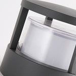 Modern LED Multi-Mount Lantern for Outdoor Walls, Walkways, and Posts