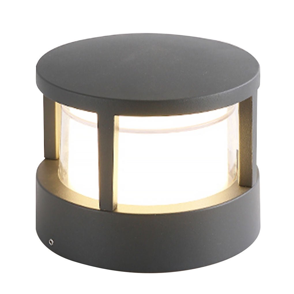 Modern LED Multi-Mount Lantern for Outdoor Walls, Walkways, and Posts