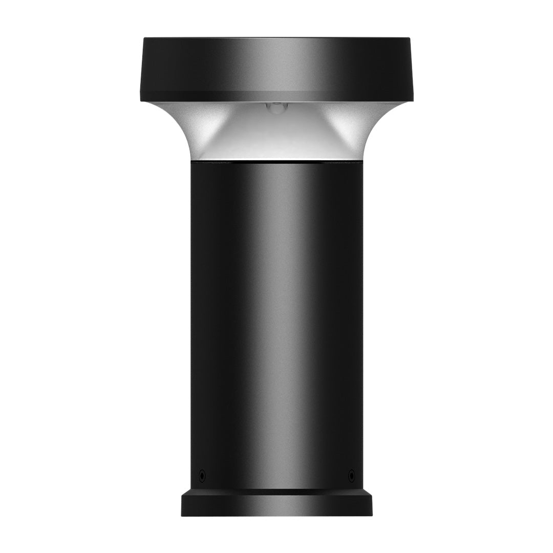 Modern Black Bollard Light for Pathways & Gardens