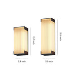 Modern Waterproof Outdoor Wall Light in Stainless Steel, 5W LED