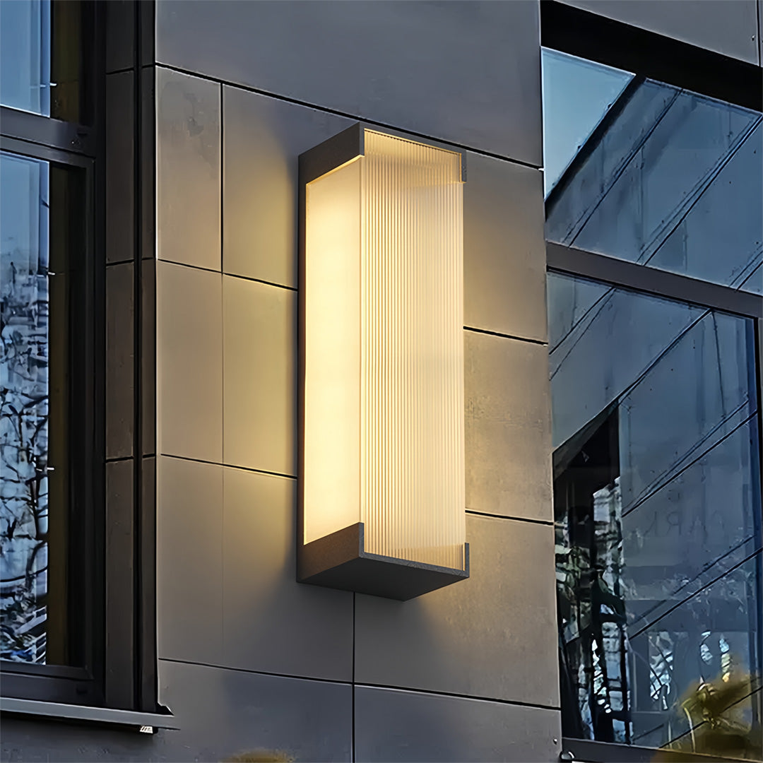 Modern Waterproof Outdoor Wall Light in Stainless Steel, 5W LED
