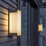 Modern Waterproof Outdoor Wall Light in Stainless Steel, 5W LED