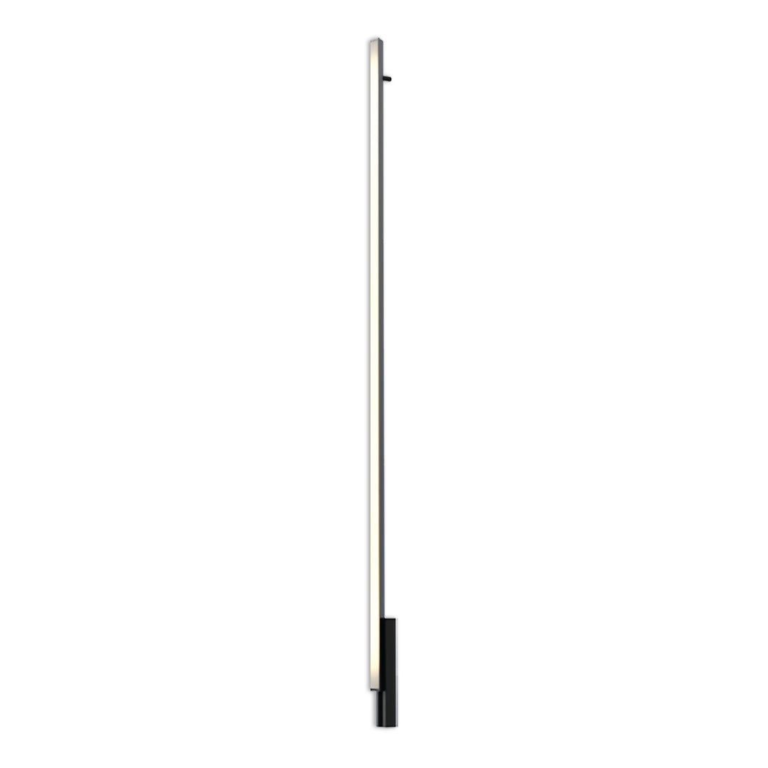 Modern Outdoor Wall Sconce – Waterproof Black Linear LED Light
