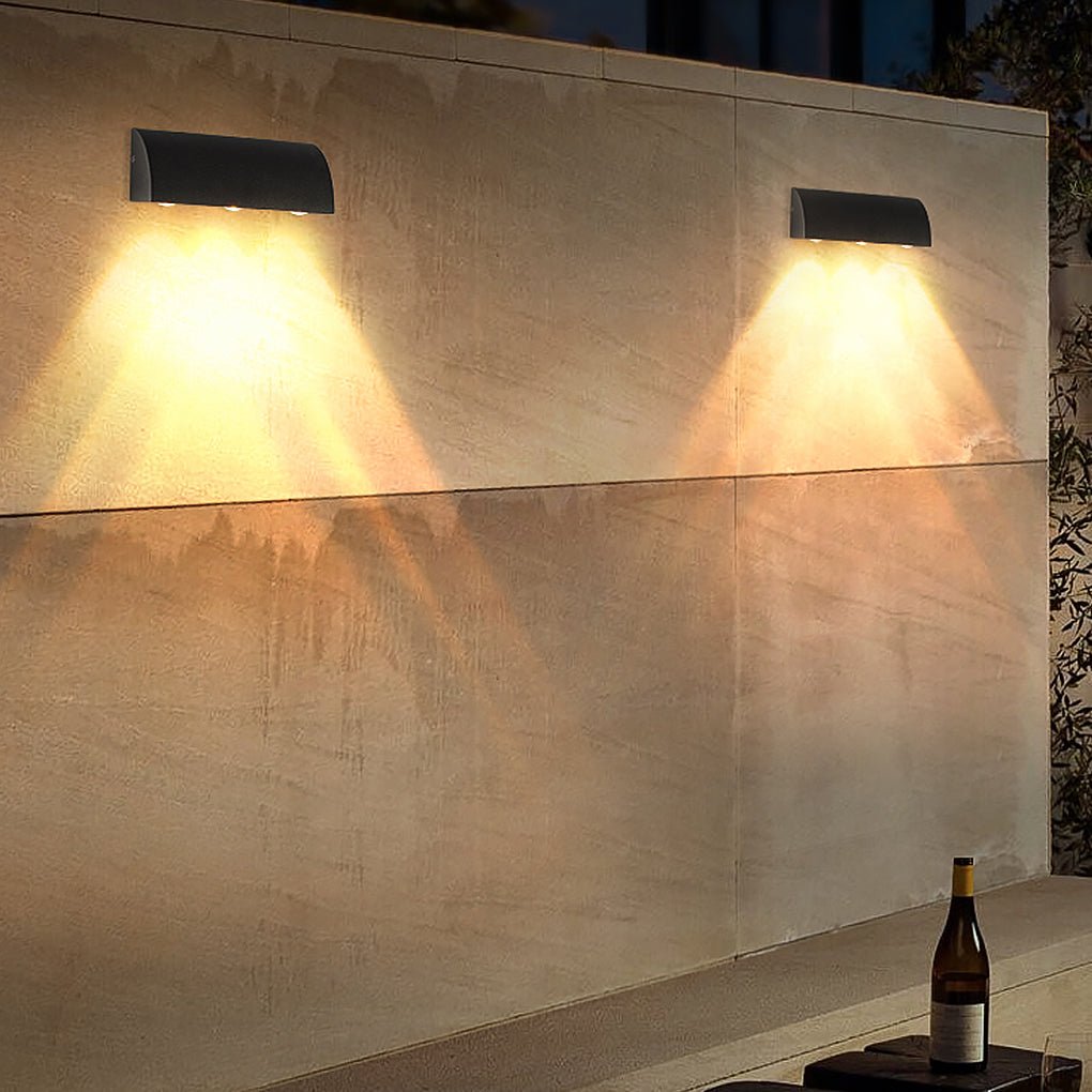Outdoor Minimalist Led Waterproof Wall Light For Courtyard Balcony Foyer